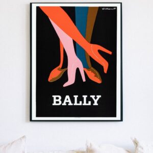 Retro Bally shoe advertisement