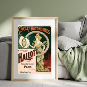 French bicycle advertisement poster