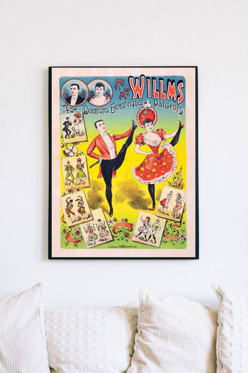 danse French dancers poster