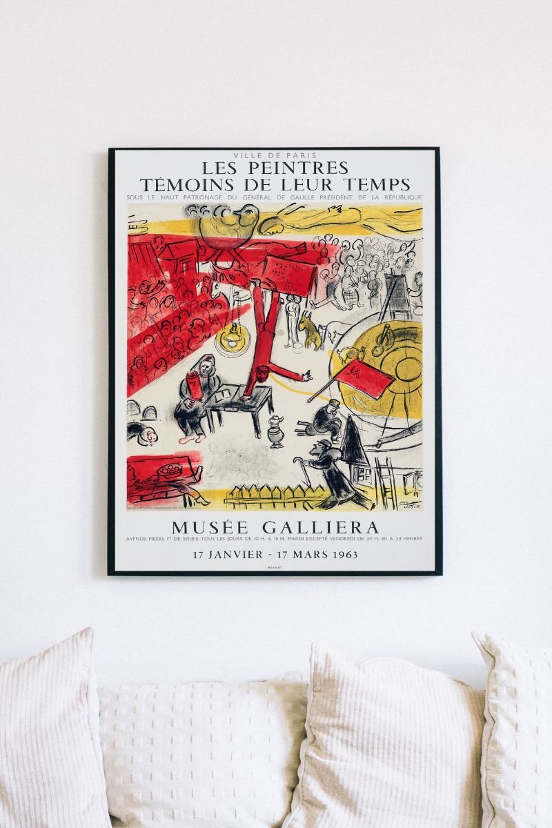 gall Marc Chagall exhibition poster