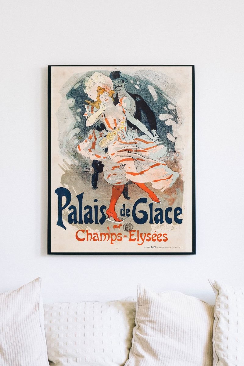 glace French advertisement poster