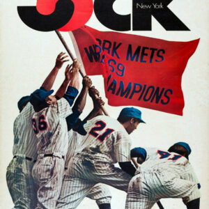 Baseball magazine poster