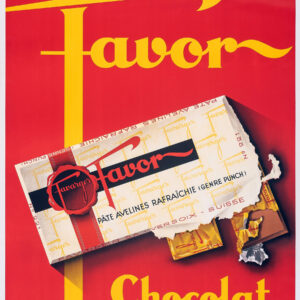 French chocolate advertisement poster