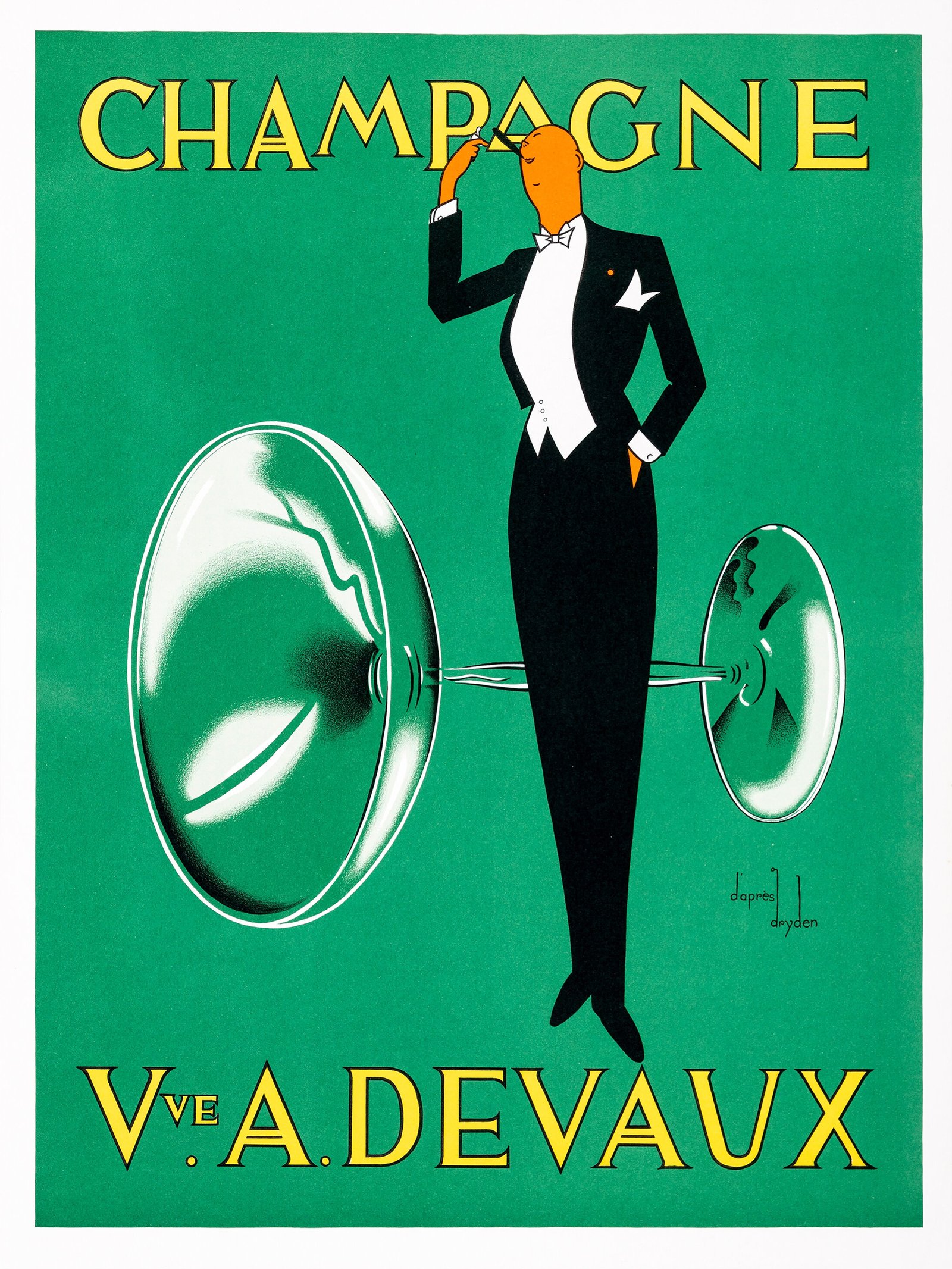 lf (24) copy French champagne advertisement poster