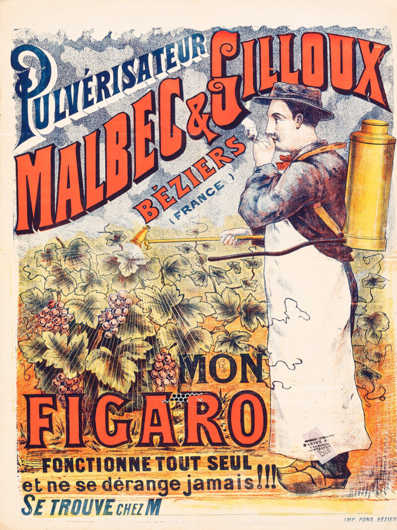 French advertisement poster