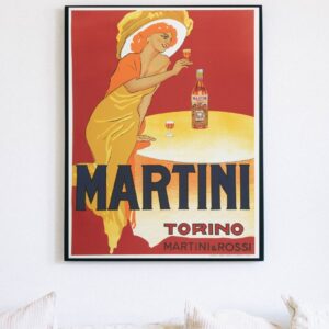 French Martini Advertisement poster