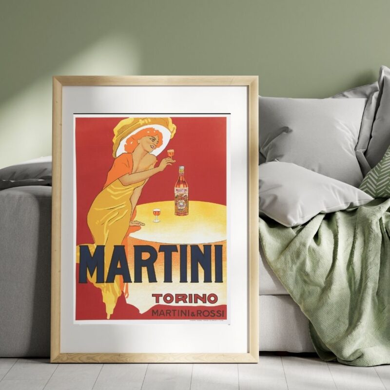 French Martini Advertisement poster