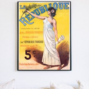 Vintage French advertisement poster