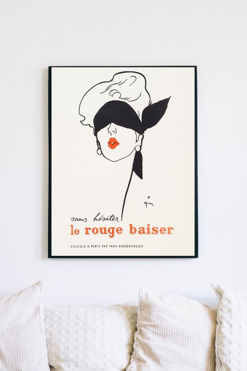 rouge French advertisement poster