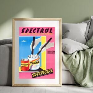 French advertisement poster