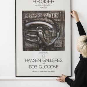 H.R. Giger Alien - Exhibition Poster Print 1980