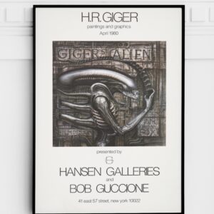 H.R. Giger Alien - Exhibition Poster Print 1980