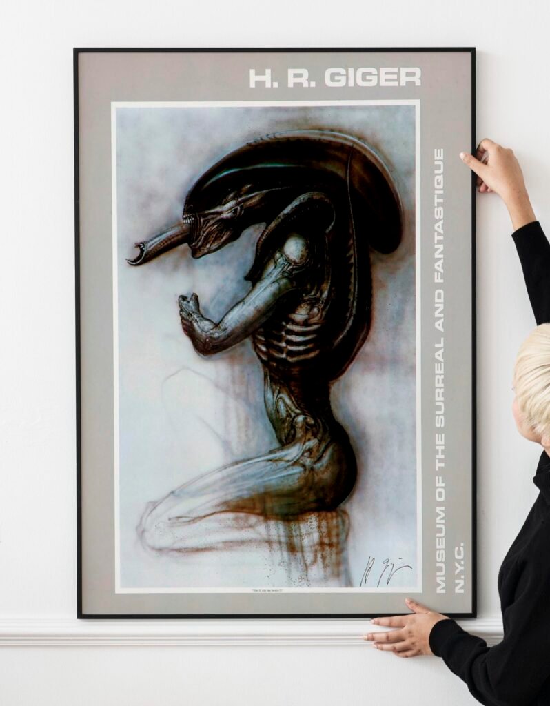 H.R. Giger Alien – New York Exhibition Poster Print 1981