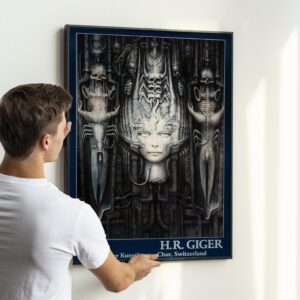 Li II by H.R. Giger (Bundner Kunsthaus Chur, 1985). Museum Poster