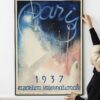 Art Deco International Exposition Paris Poster 1937