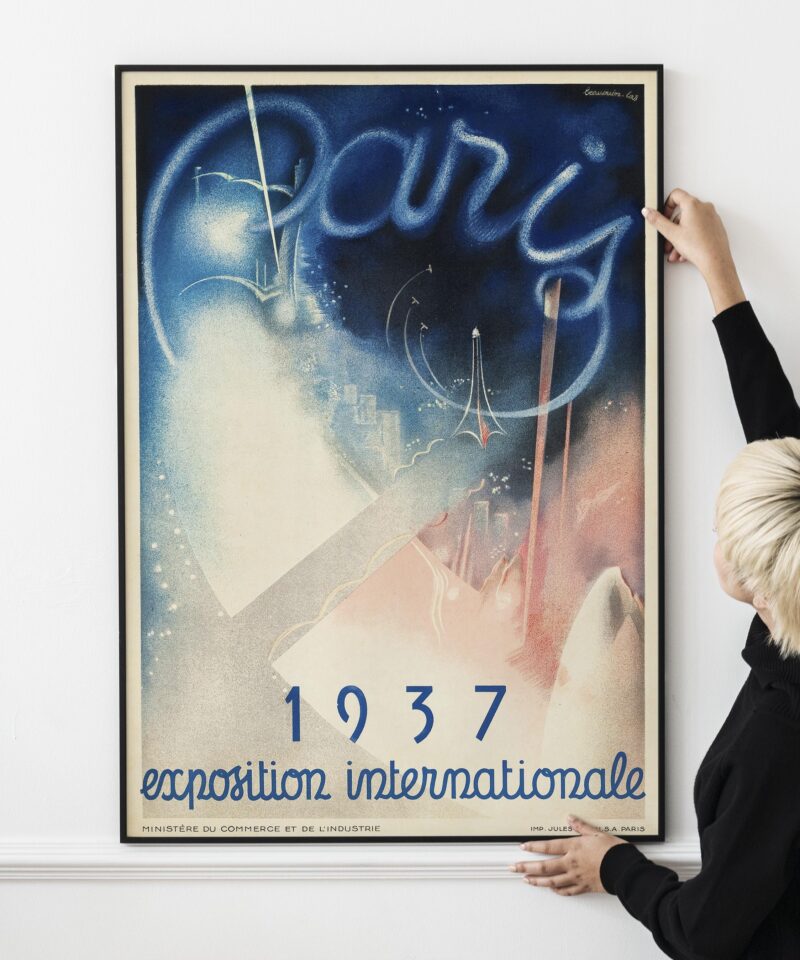 Art Deco International Exposition Paris Poster 1937