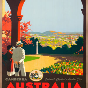 vintage Australia tourism poster