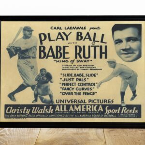 Play Ball with Babe Ruth (Universal, 1932).