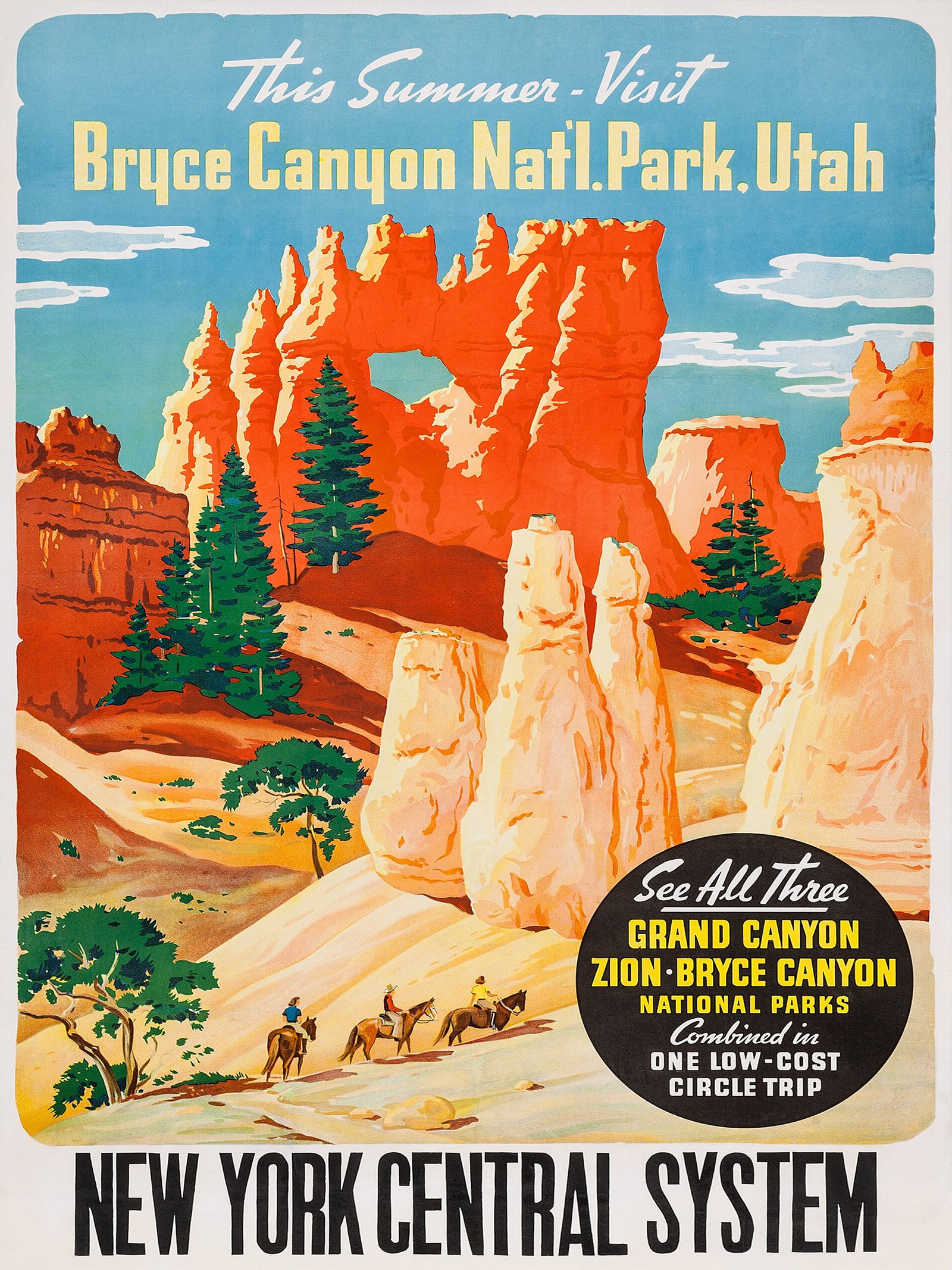 bryce National Park Advertisment Poster