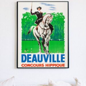 vintage French horse racing poster