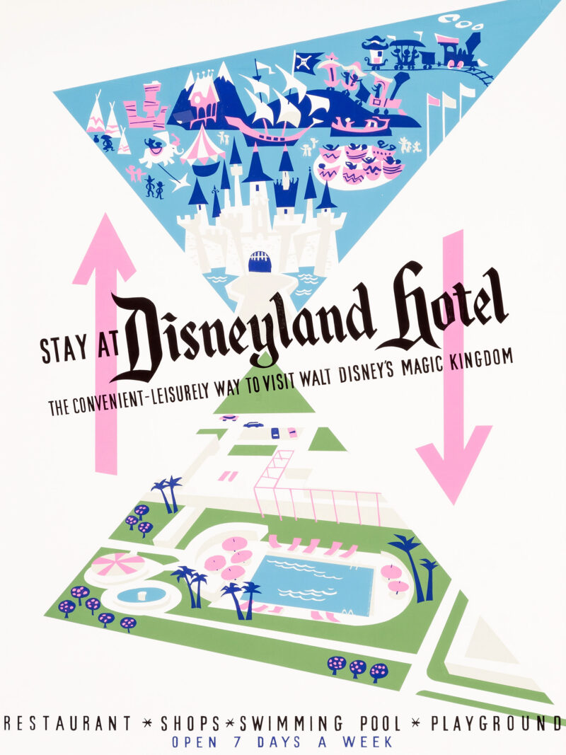 vintage disneyland poster