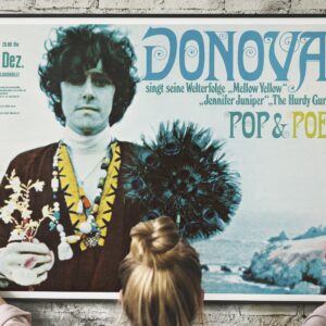 Donovan 1968 Berlin, Germany Concert Poster