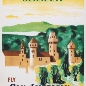 vintage Germany travel poster