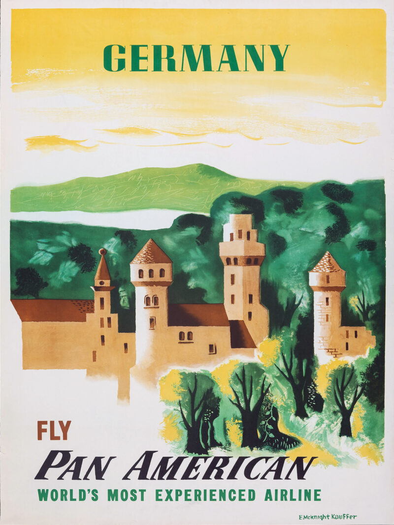 vintage Germany travel poster