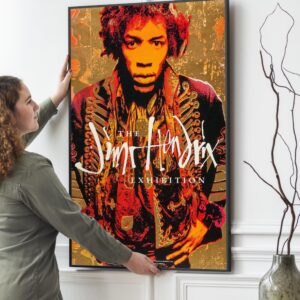 Jimi Hendrix Exhibition (Jimi Hendrix Scholarship Foundation, 1992). Exhibition Poster