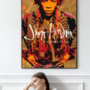 Jimi Hendrix Exhibition (Jimi Hendrix Scholarship Foundation, 1992). Exhibition Poster