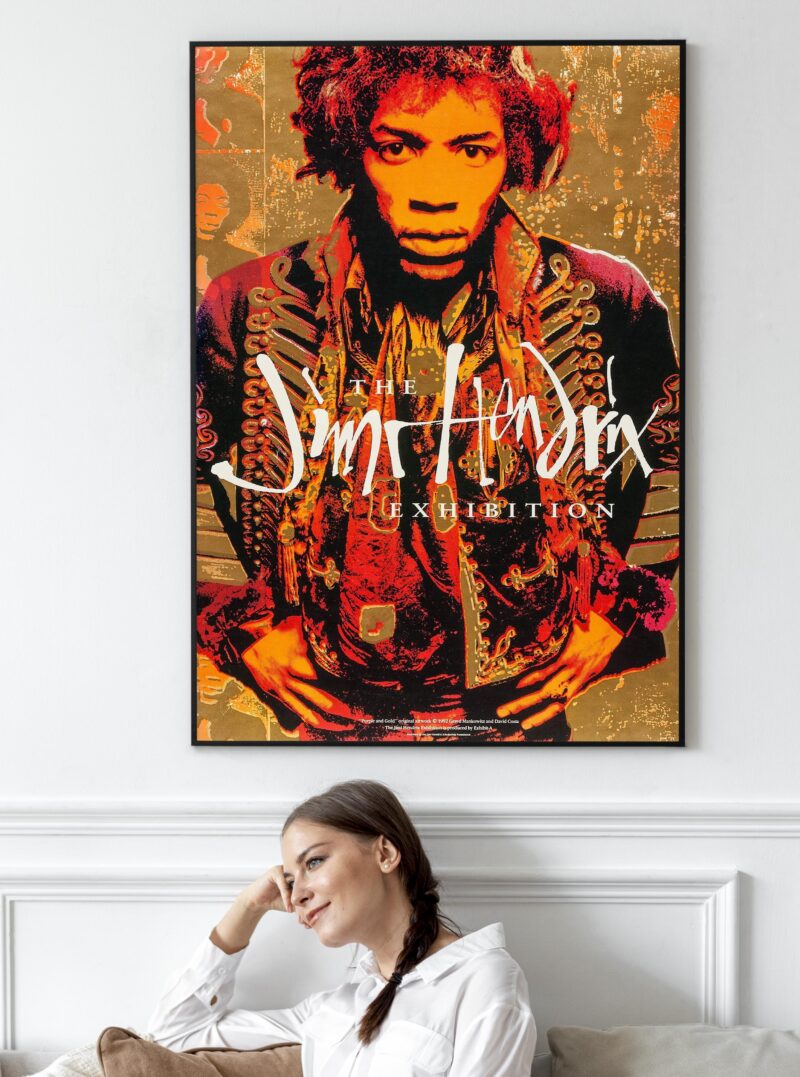 Jimi Hendrix Exhibition (Jimi Hendrix Scholarship Foundation, 1992). Exhibition Poster