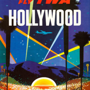 Vintage Hollywood Travel Poster