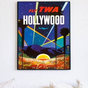 Vintage Hollywood Travel Poster