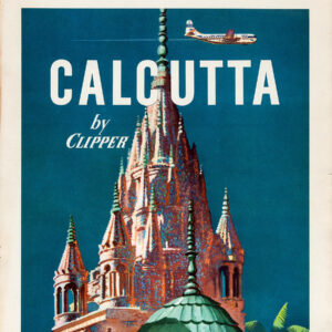 vintage India travel poster