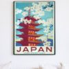 vintage Japan travel poster