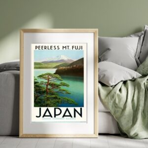 vintage Japan travel poster