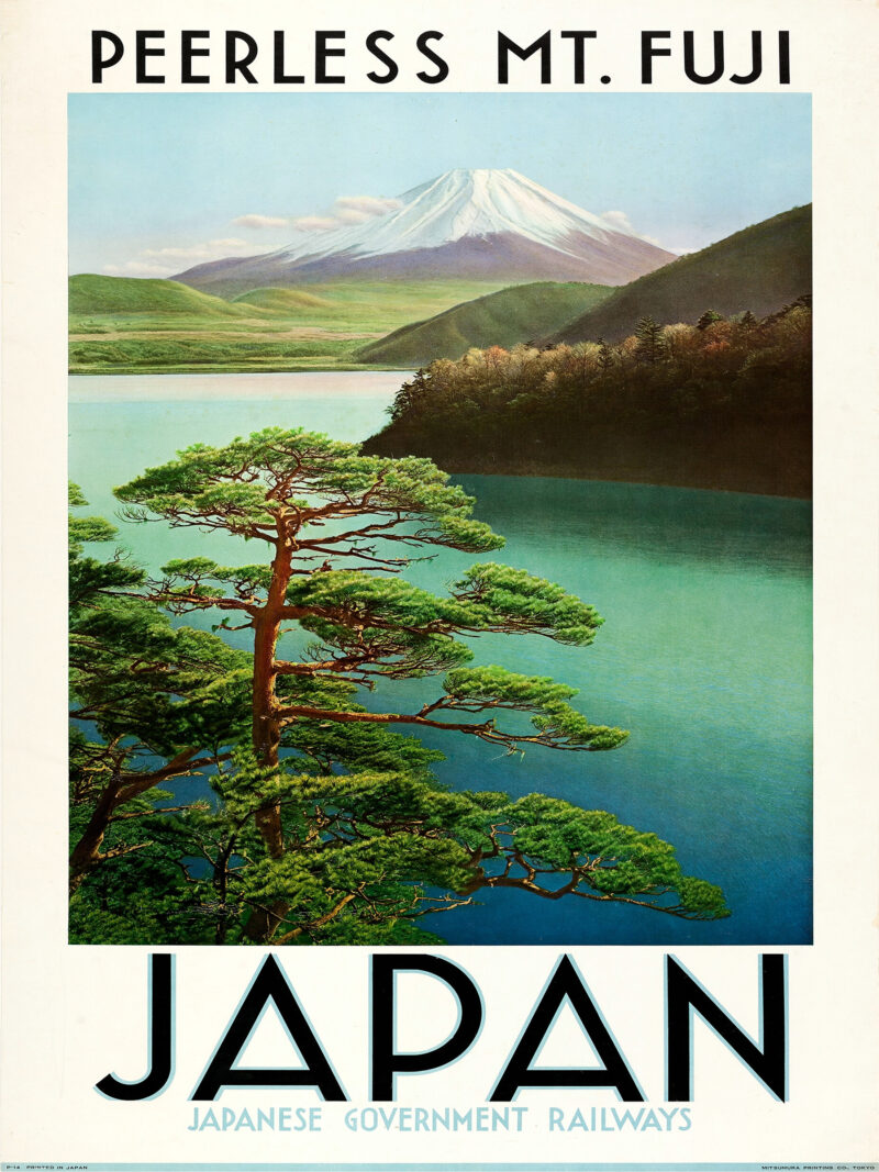 vintage Japan travel poster