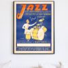 vintage French jazz poster