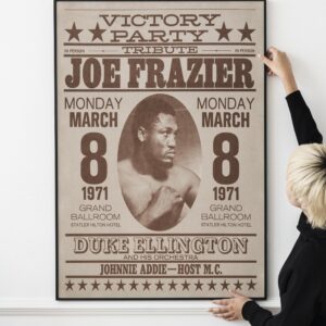 Joe Frazier promotional Poster 1971