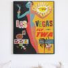 Vintage TWA Airlines Las Vegas Poster