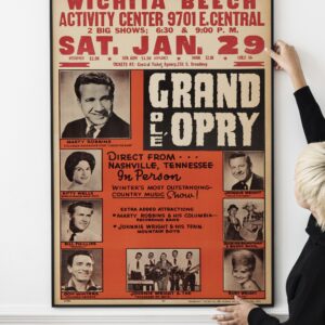 1950s Country Music Poster