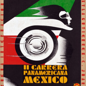 vintage mexico rally advertisement poster