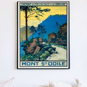 vintage French tourism poster