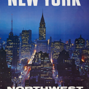 vintage New York City travel poster