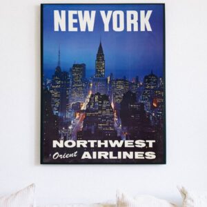 vintage New York City travel poster