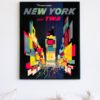 vintage New York City travel Poster