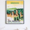 vintage Germany travel poster