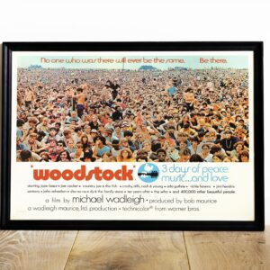 Woodstock Festival Poster Original Documentary (1969)