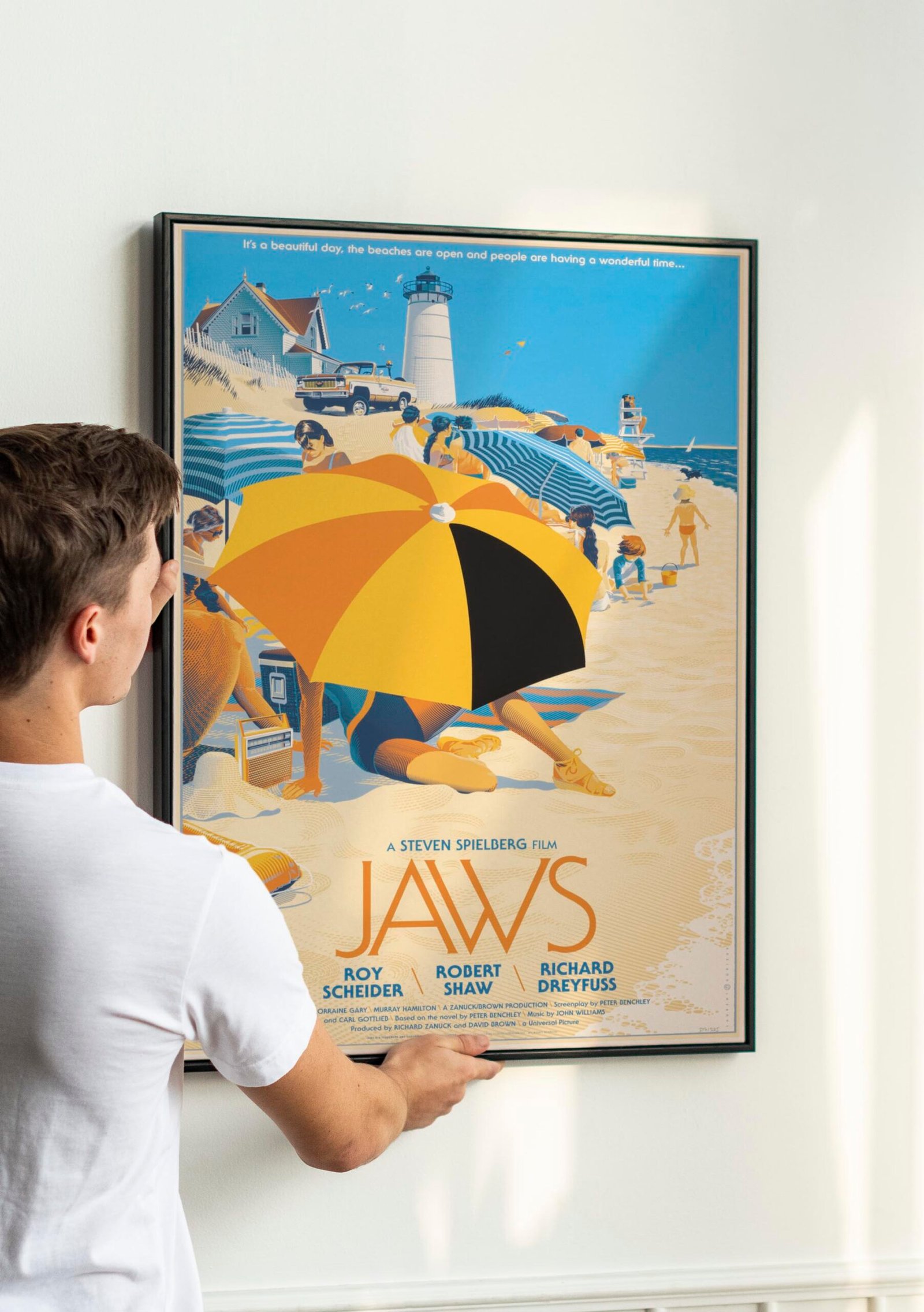 Jaws 1975 Alternative Movie Poster Jaws 1975 Alternative Movie Poster