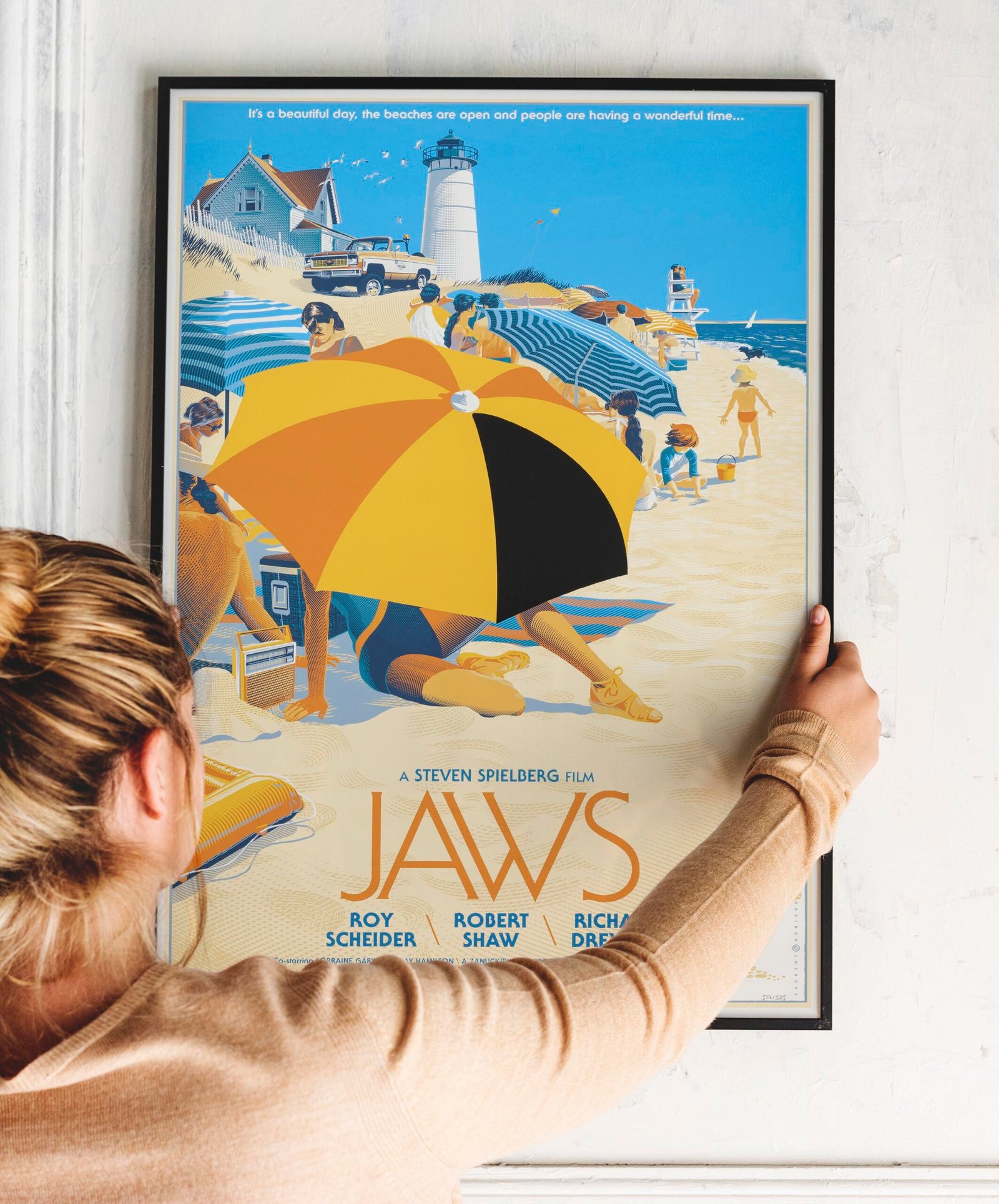 Jaws 1975 Alternative Movie Poster Jaws 1975 Alternative Movie Poster